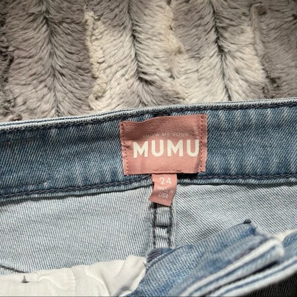 SHOW Me Your MuMu Midtown Straight Jeans Size 24 - Picture 7 of 9